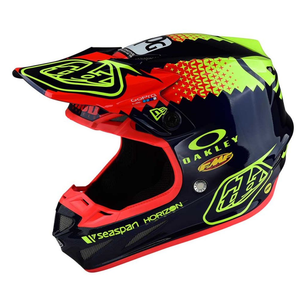 Troy Lee Designs SE4 Blue Team Edition Helm – Falcon Motorsports – Shop